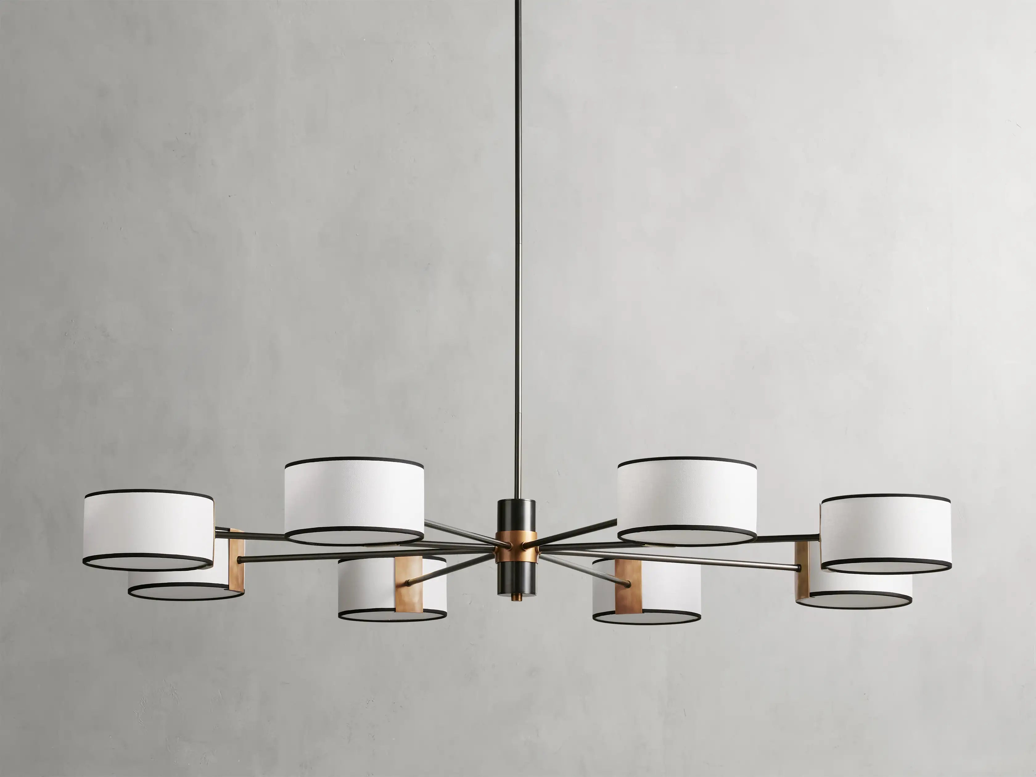 Daphne Fabric Round Chandelier