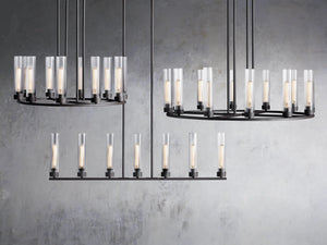 Pastis Linear Chandelier 31"W 46"W 54"W-Vancei