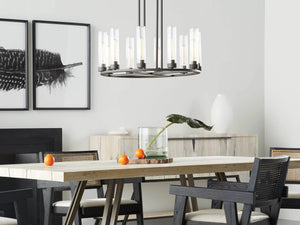 Pastis Round Chandelier 30"W 40"W-Vancei
