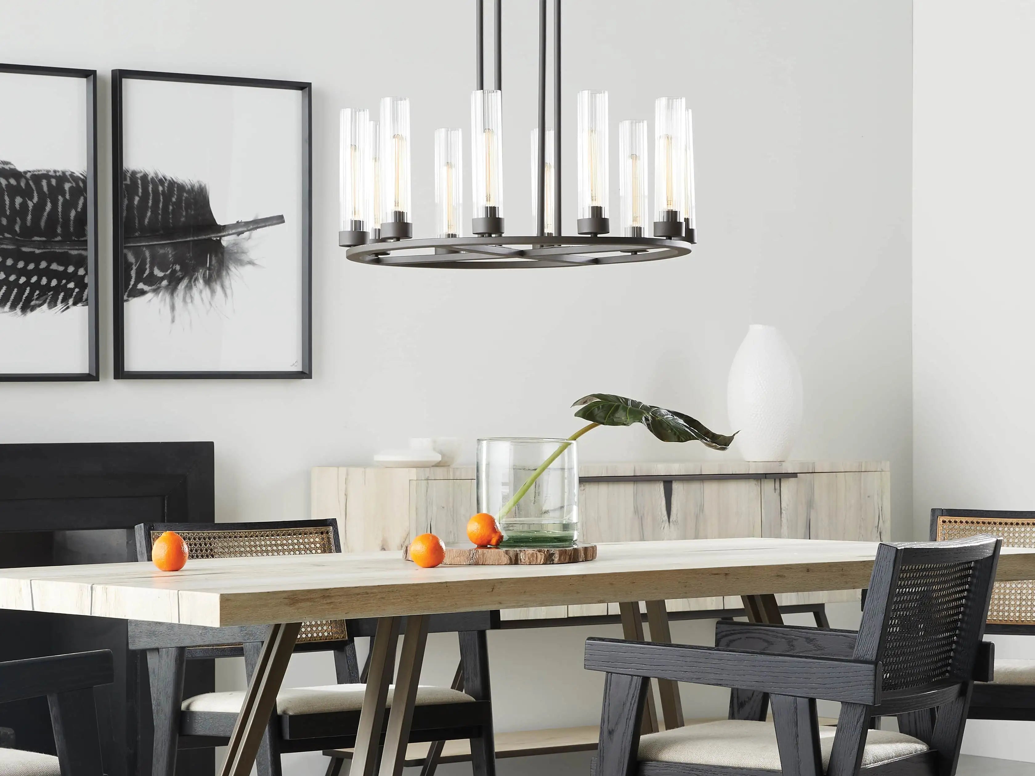Pastis Round Chandelier 30"W 40"W-Vancei