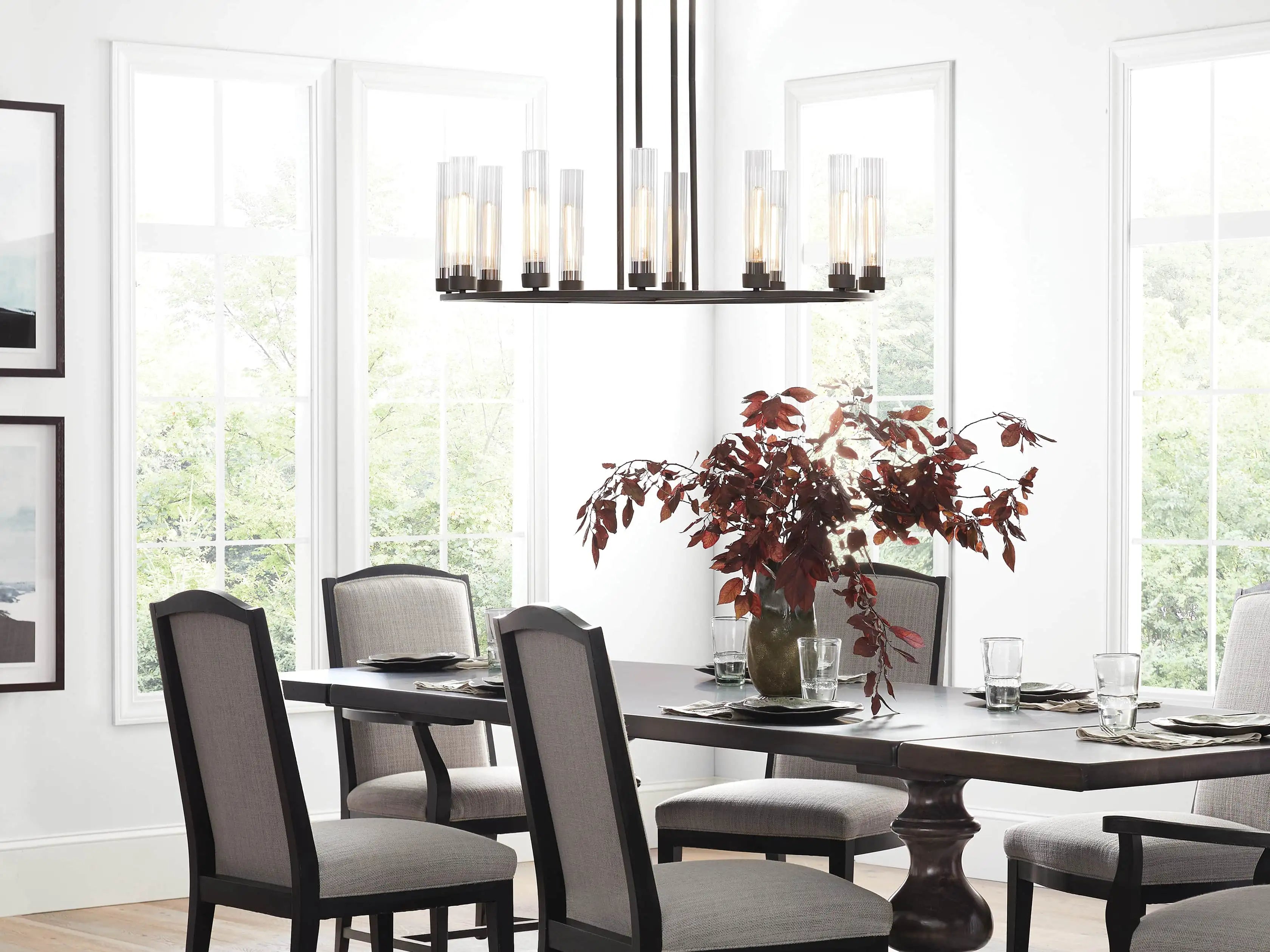Pastis Round Chandelier 30"W 40"W-Vancei