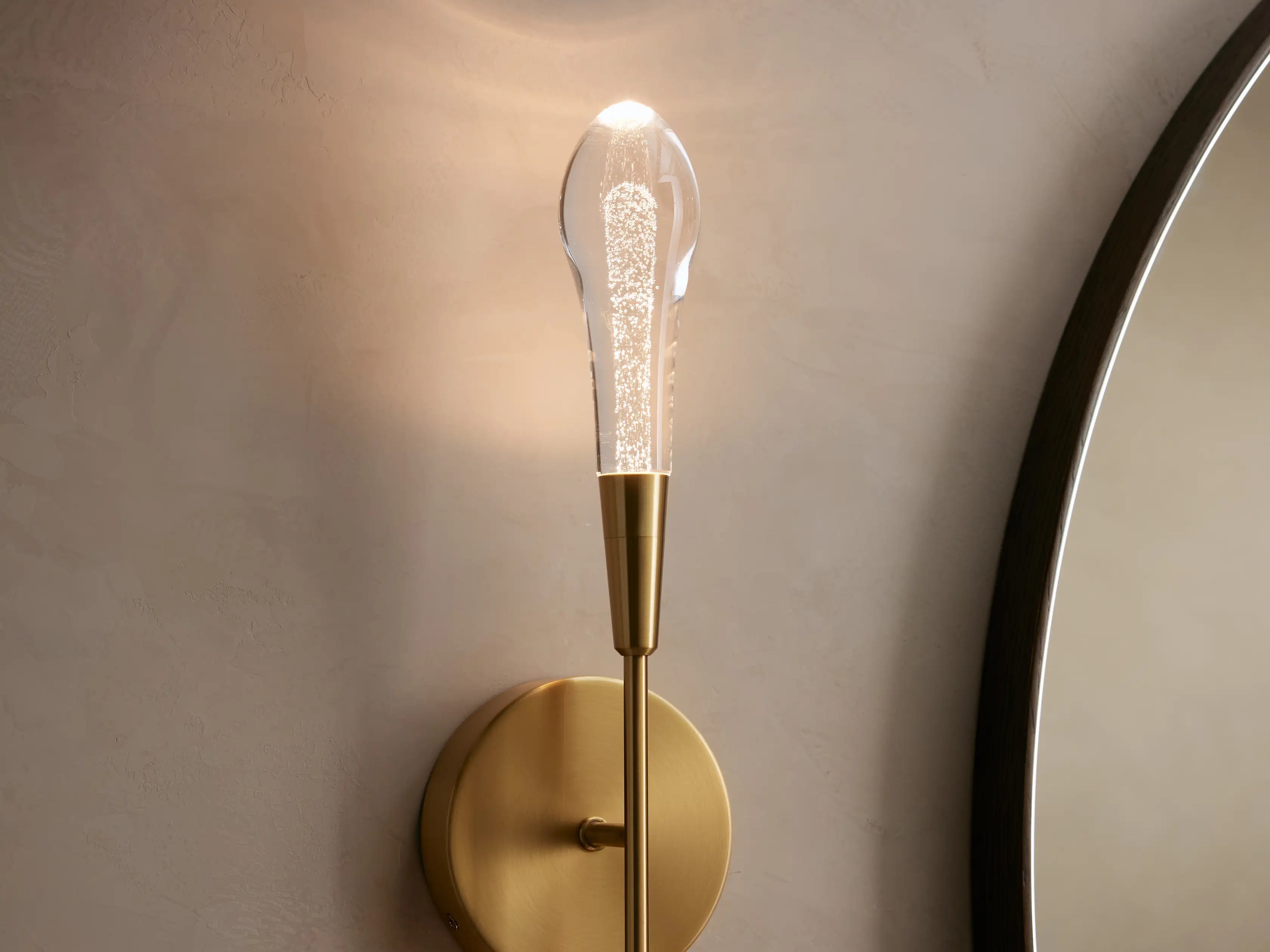 Solitair Crystal Double Wall Sconce