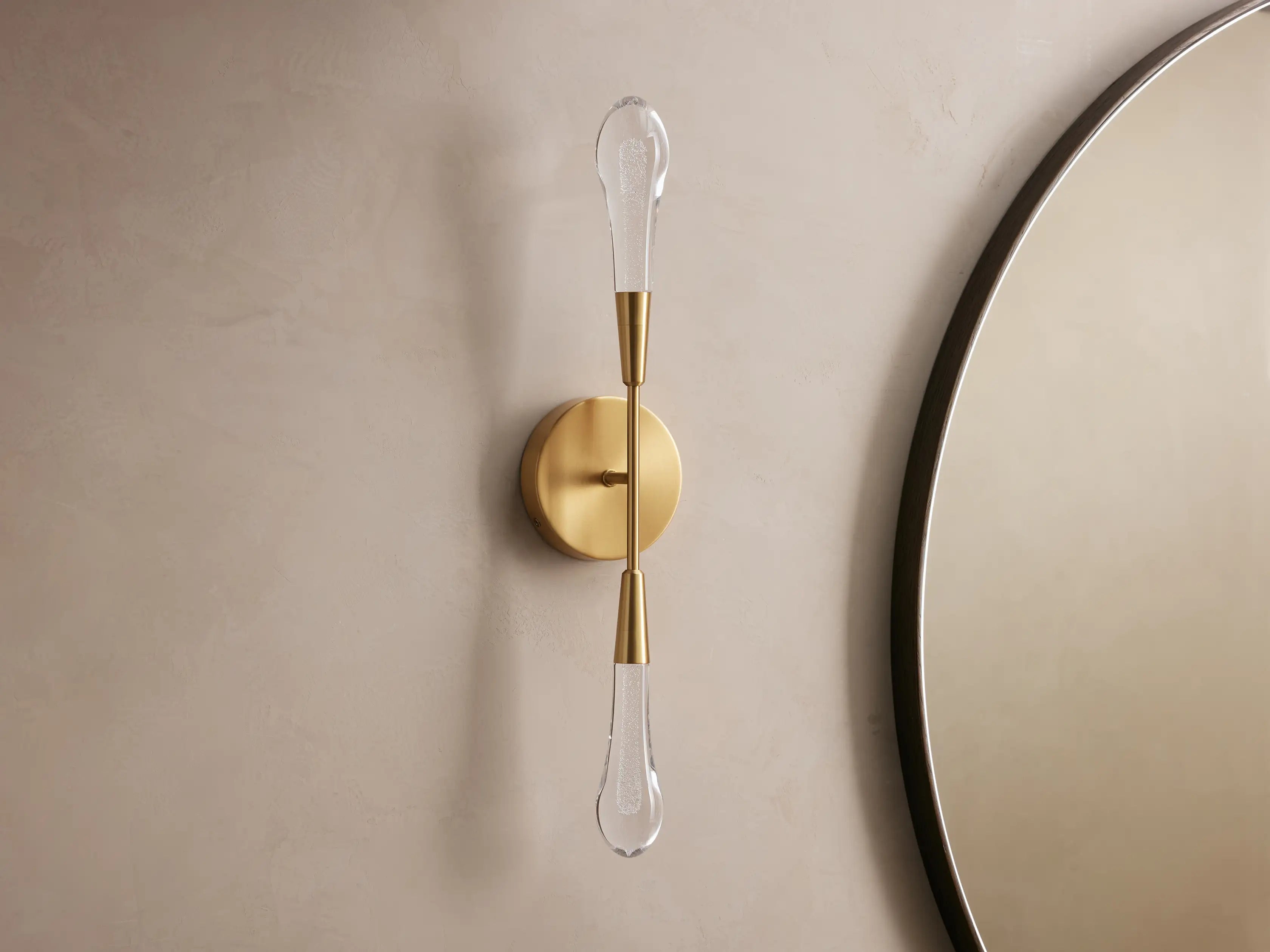 Solitair Crystal Double Wall Sconce