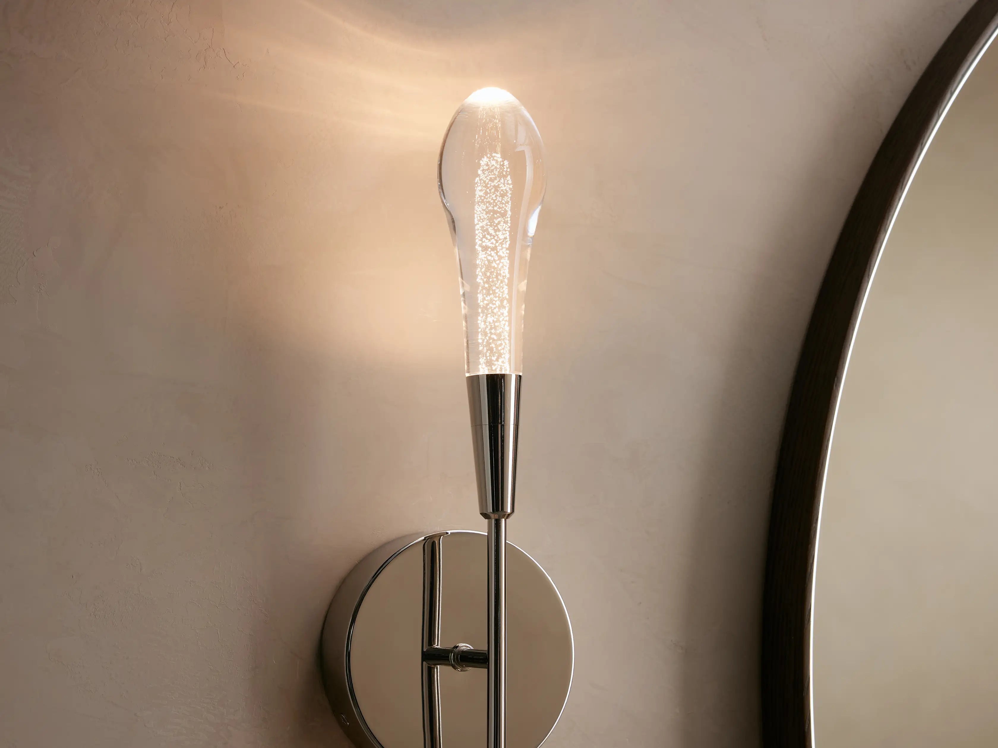 Solitair Crystal Double Wall Sconce
