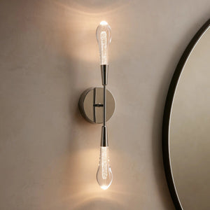 Solitair Crystal Double Wall Sconce