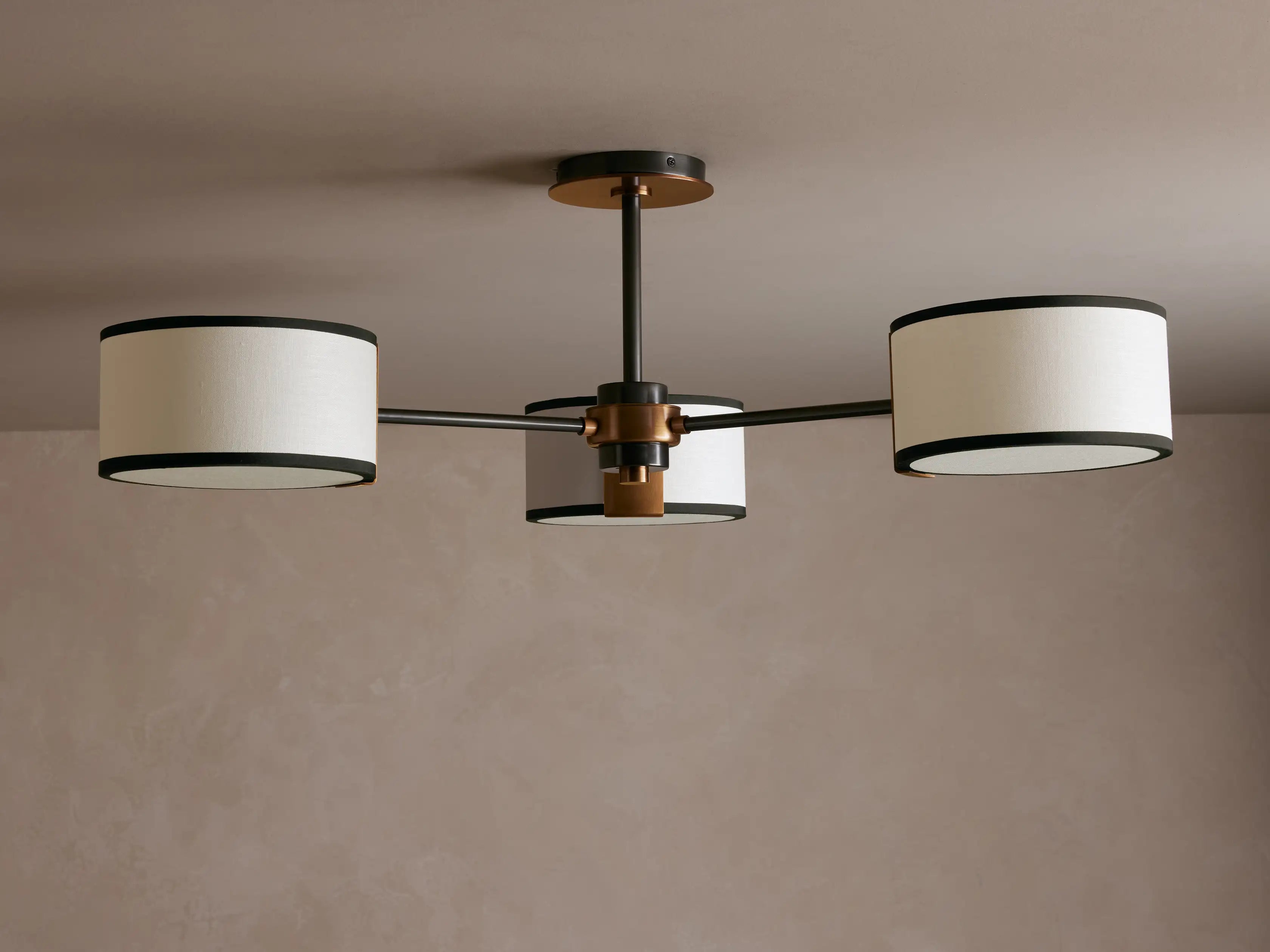 Daphne Fabric Flush Mount