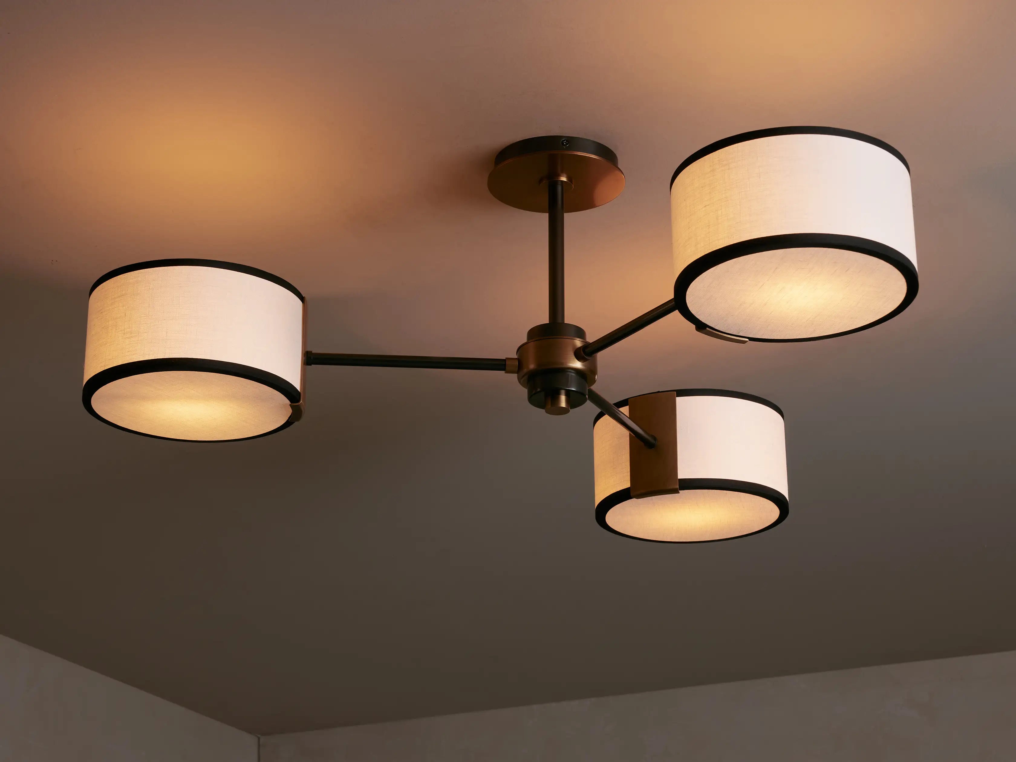 Daphne Fabric Flush Mount