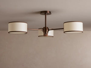 Daphne Fabric Flush Mount