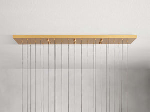 Solitaire Linear Chandelier 37"50"70"87"120"
