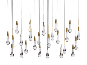 Solitaire Linear Chandelier 37"50"70"87"120"