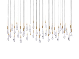 Solitaire Linear Chandelier 37"50"70"87"120"
