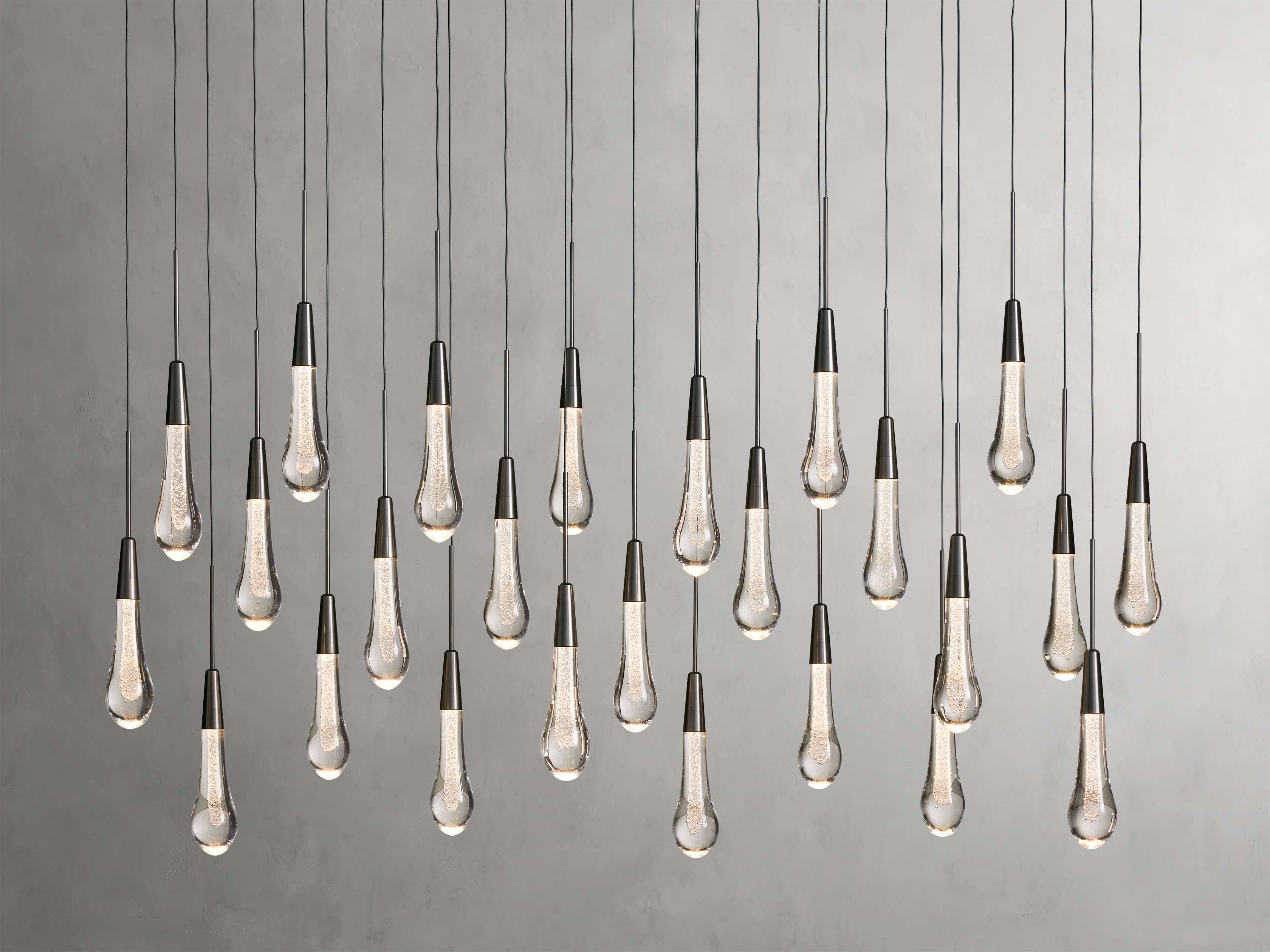 Solitaire Linear Chandelier 37"50"70"87"120"