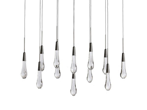 Solitaire Linear Chandelier 37"50"70"87"120"