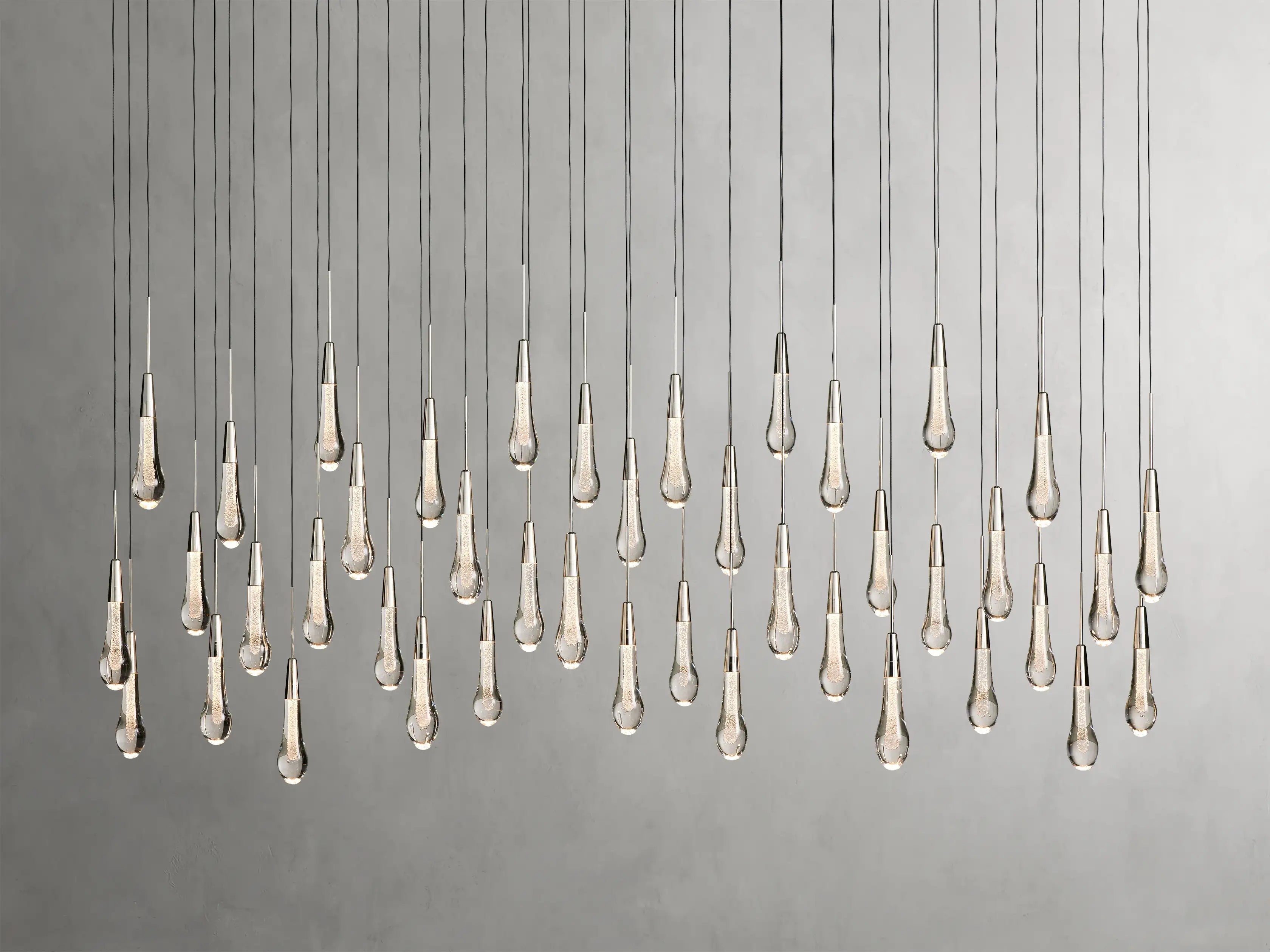 Solitaire Linear Chandelier 37"50"70"87"120"
