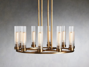 Pastis Round Chandelier 30"W 40"W-Vancei