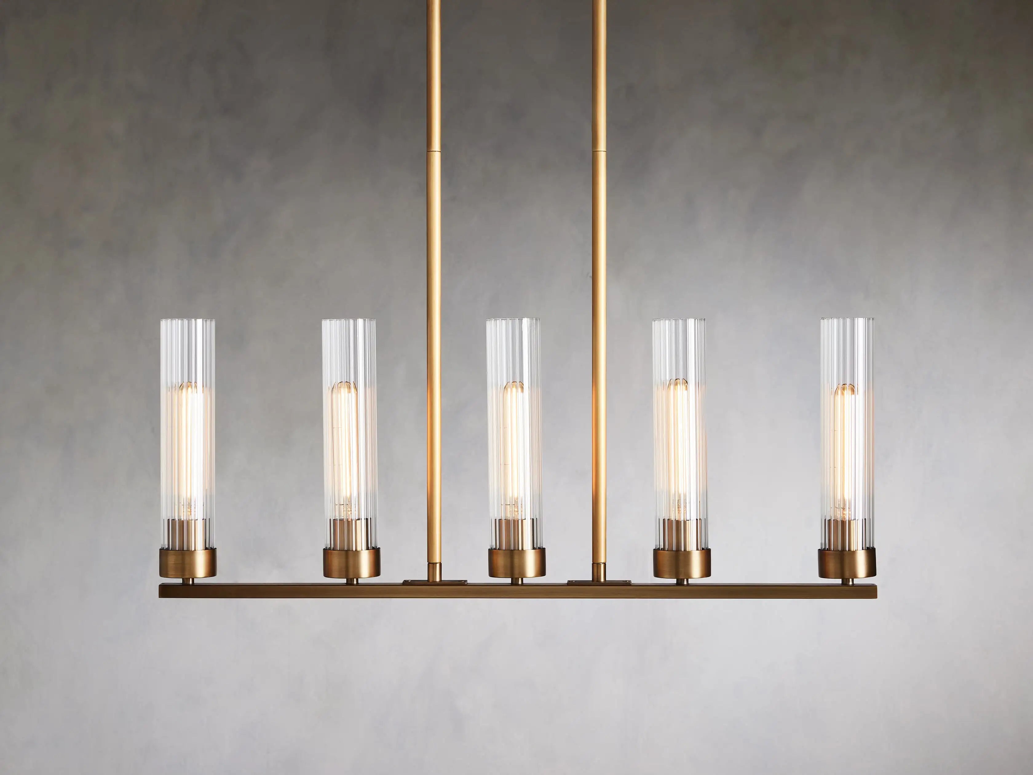 Pastis Linear Chandelier 31"W 46"W 54"W-Vancei