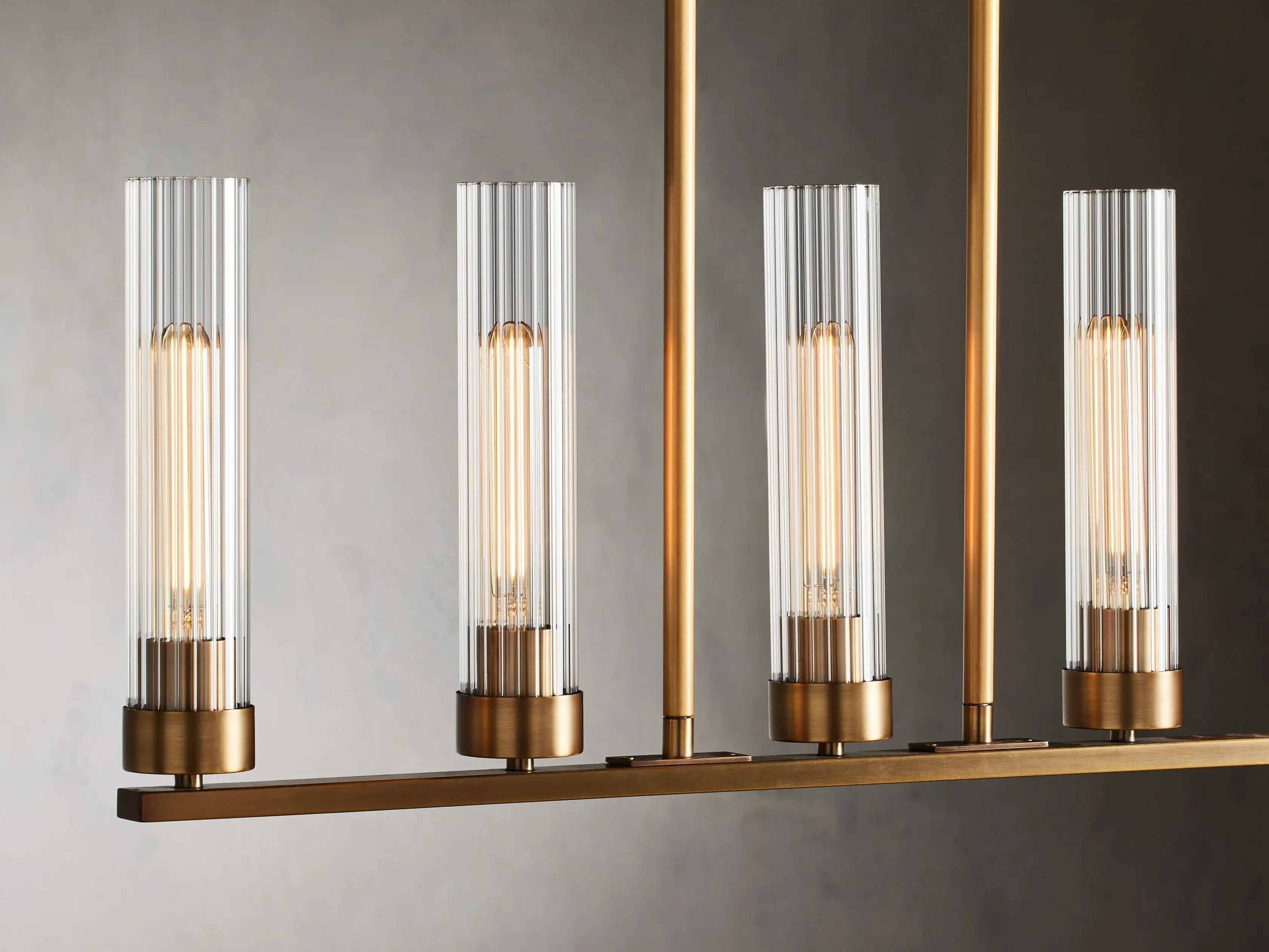 Pastis Linear Chandelier 31"W 46"W 54"W-Vancei