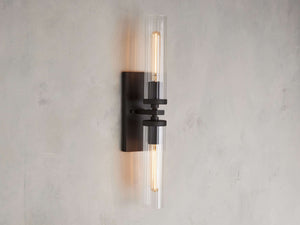 Pastis 2-Light Linear Wall Sconce-Vancei