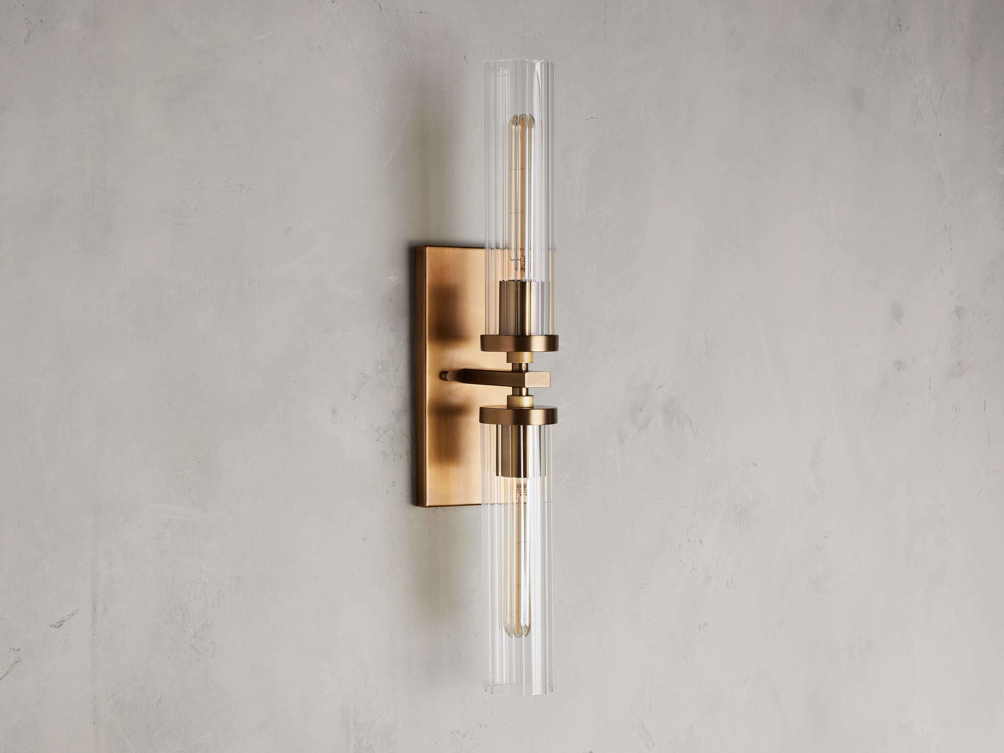 Pastis 2-Light Linear Wall Sconce-Vancei