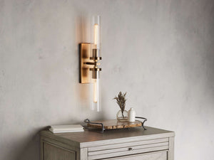 Pastis 2-Light Linear Wall Sconce-Vancei
