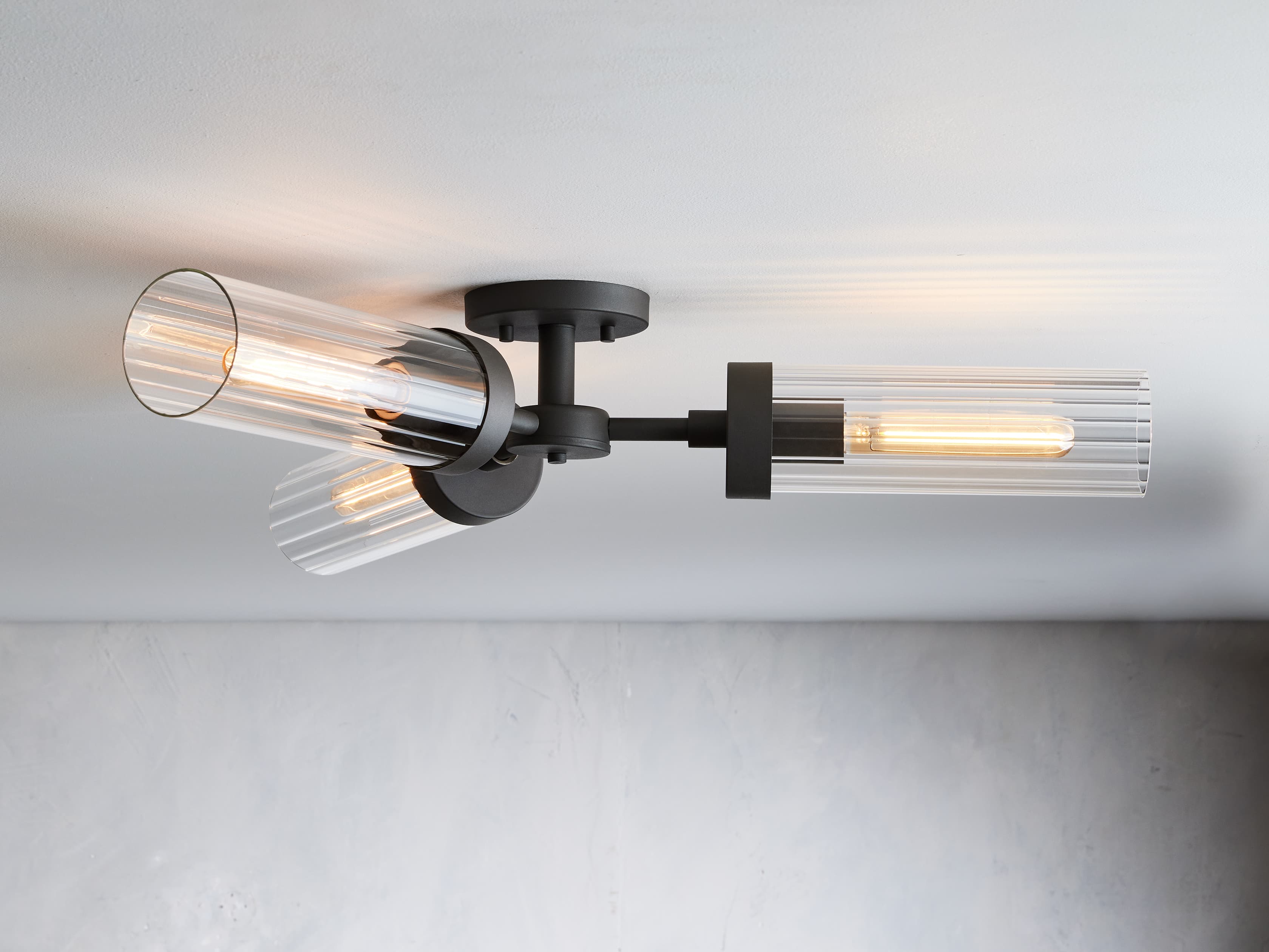 Pastis 3 Light Flushmount-Vancei