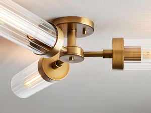Pastis 3 Light Flushmount-Vancei