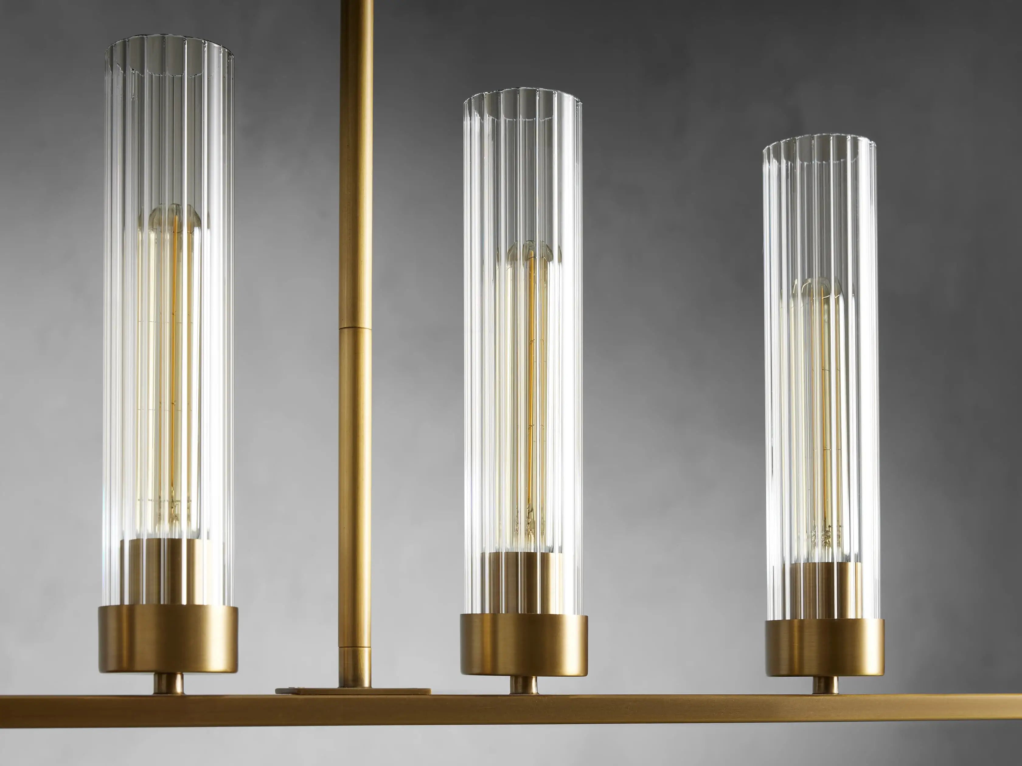Pastis Linear Chandelier 31"W 46"W 54"W-Vancei