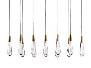 Solitaire Linear Chandelier 37"50"70"87"120"