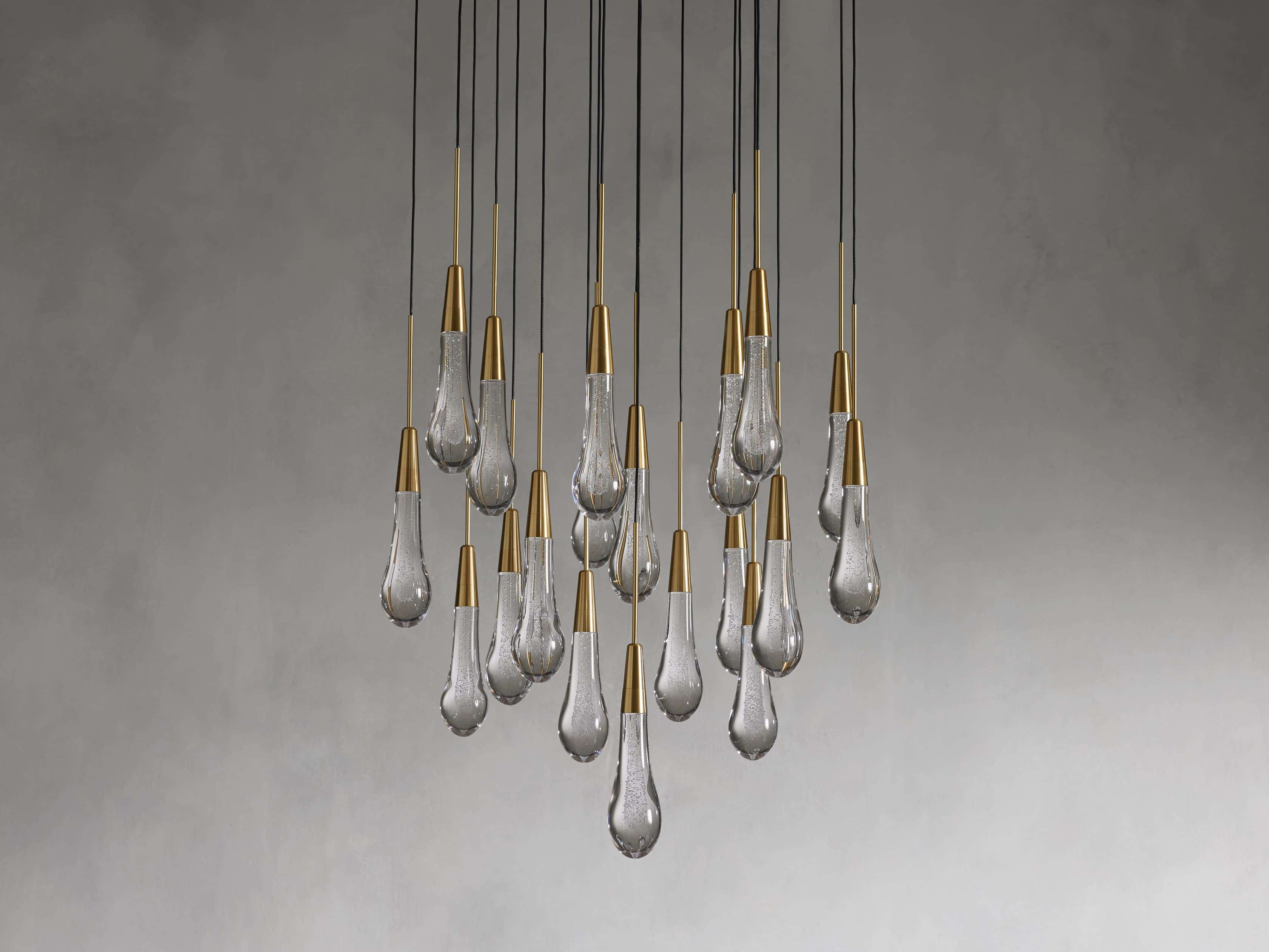 Solitaire Round Chandelier 17" 24" 36“ 58“