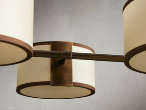 Daphne Fabric Linear Chandelier