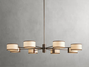 Daphne Fabric Round Chandelier