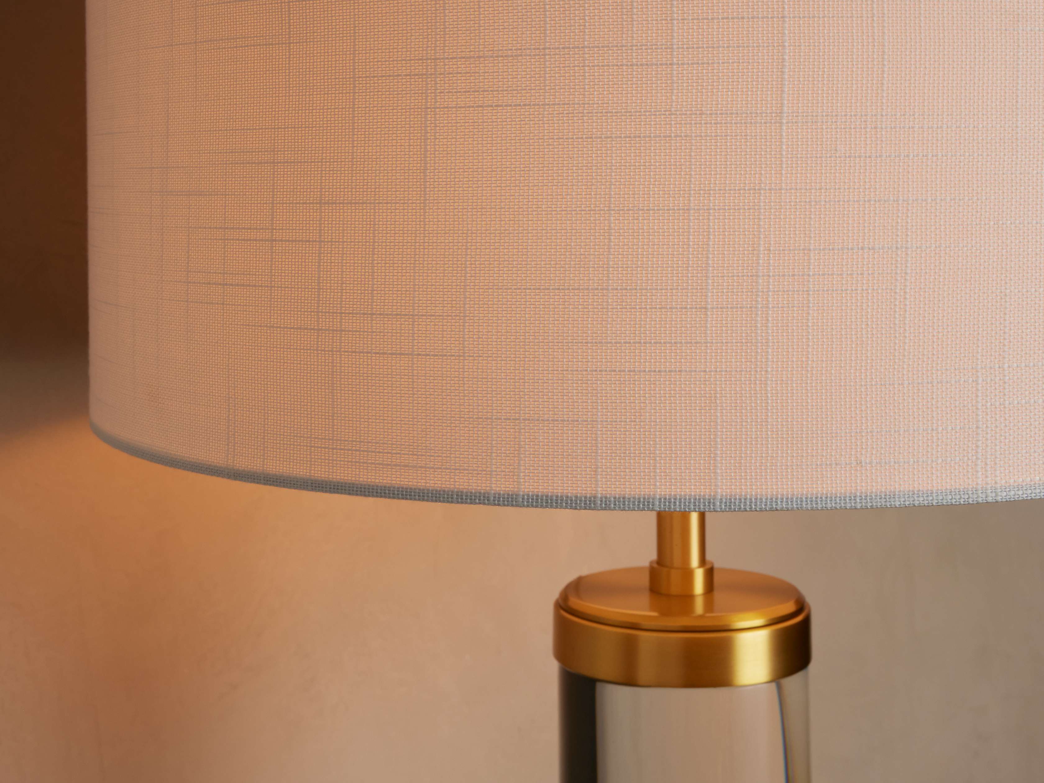 Lumina Column Crystal Table Lamp