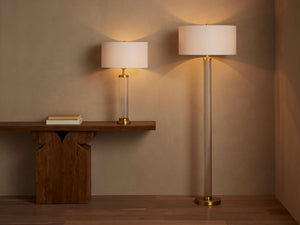 Lumina Column Crystal Floor Lamp