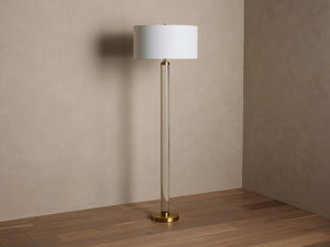 Lumina Column Crystal Floor Lamp
