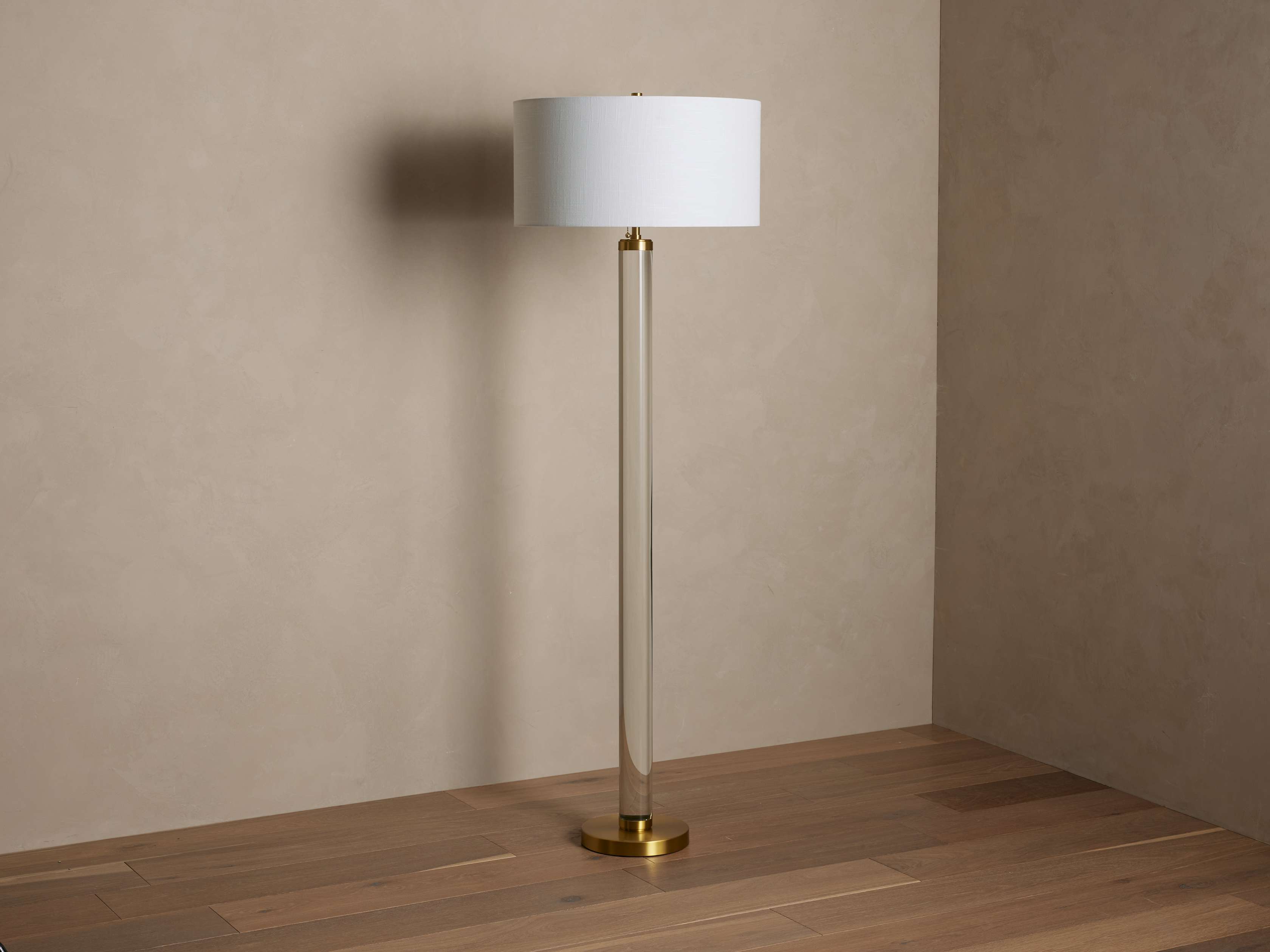 Lumina Column Crystal Floor Lamp