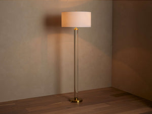 Lumina Column Crystal Floor Lamp
