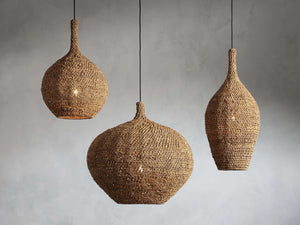 Canela Natural Rope 26" Pendant