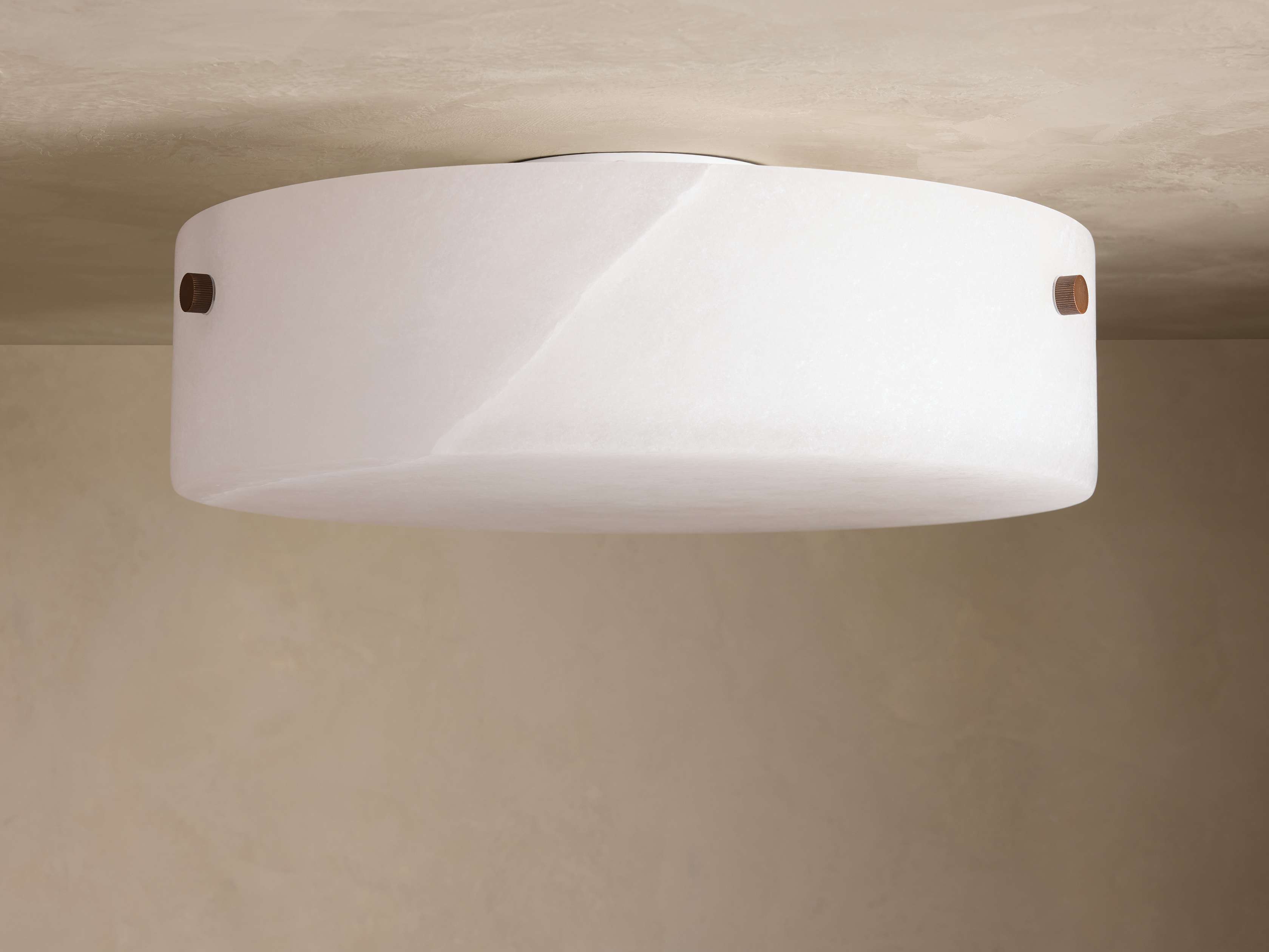 Calera Alabaster Stone Flushmount