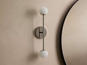 Girouette Alabaster Double Sconce