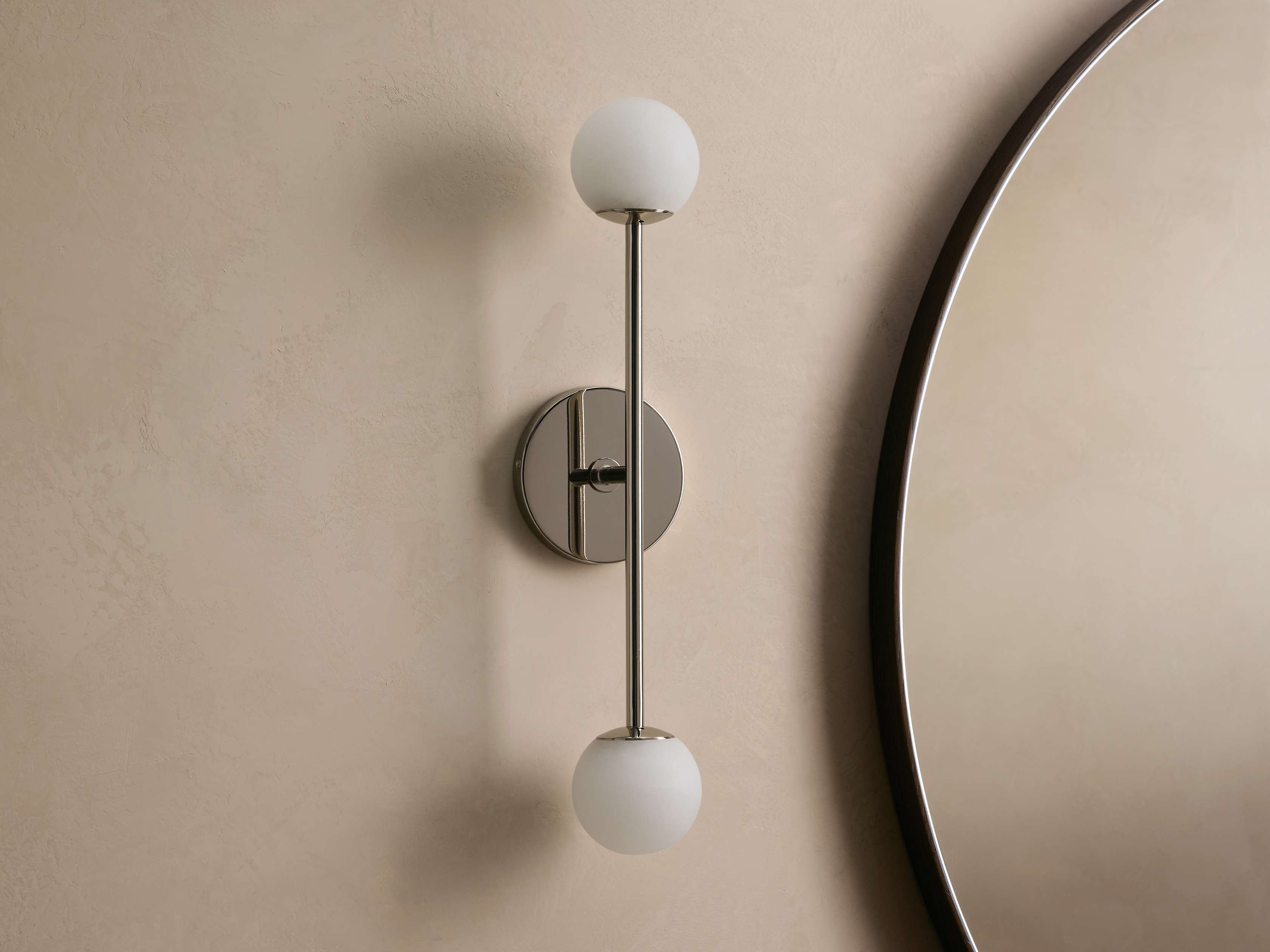 Girouette Alabaster Double Sconce
