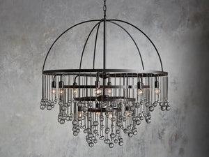 Aubrey Round Chandelier-Vancei