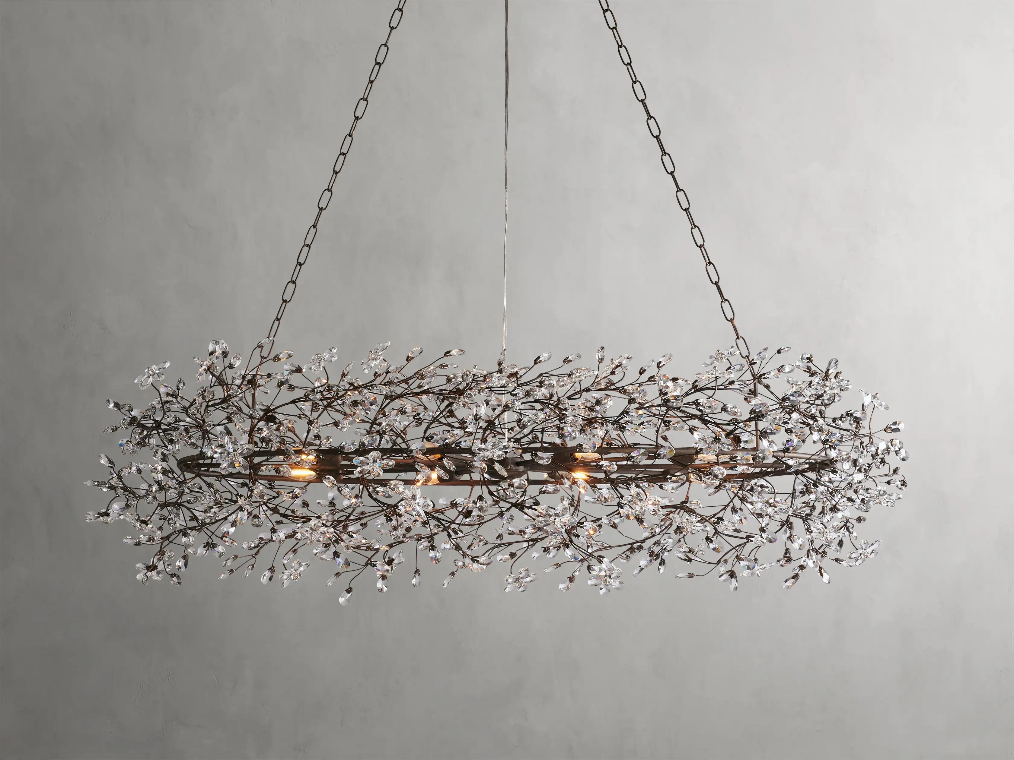 Fiore Oval Chandelier-Vancei