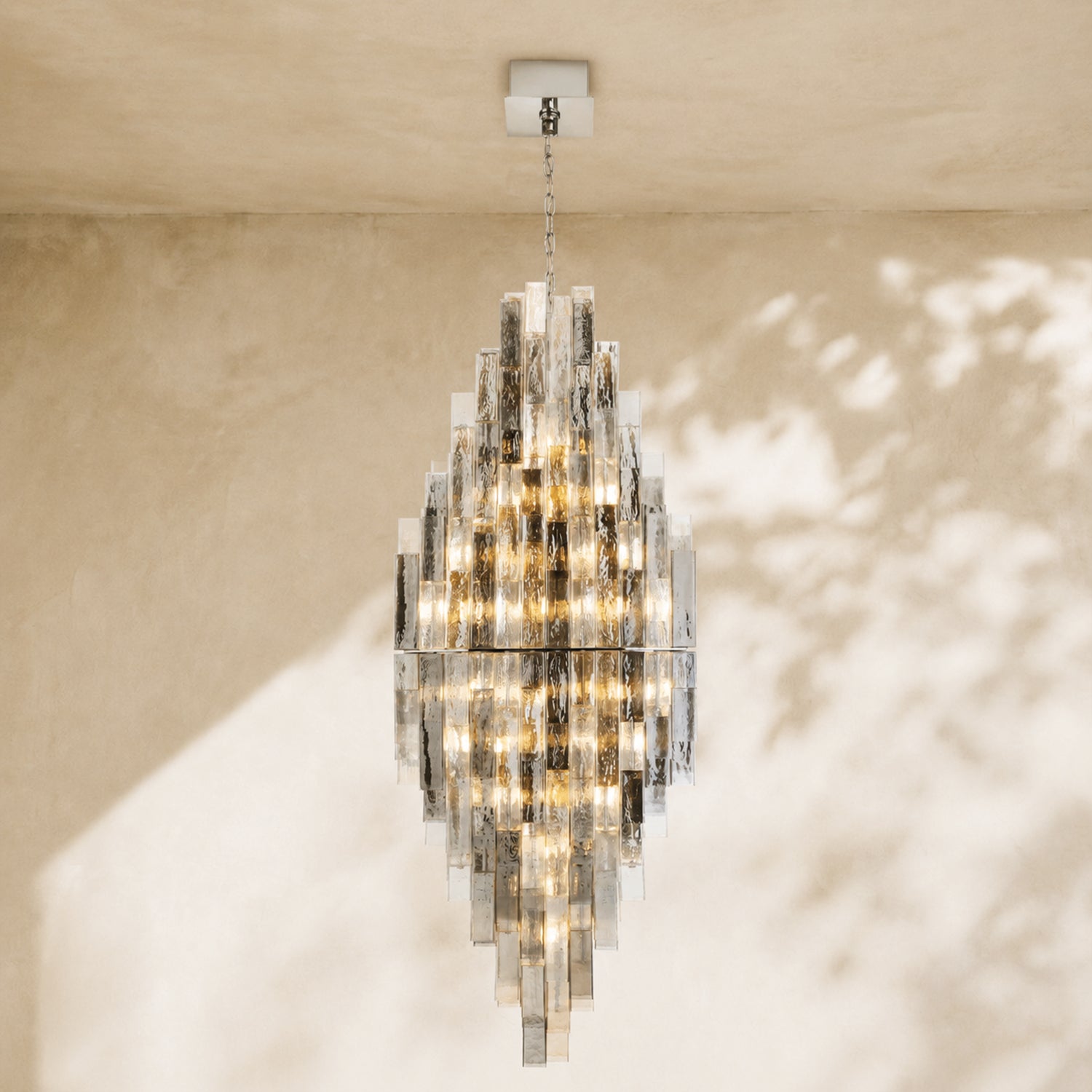 Altesa Square Glass Grand Chandelier 68-Light
