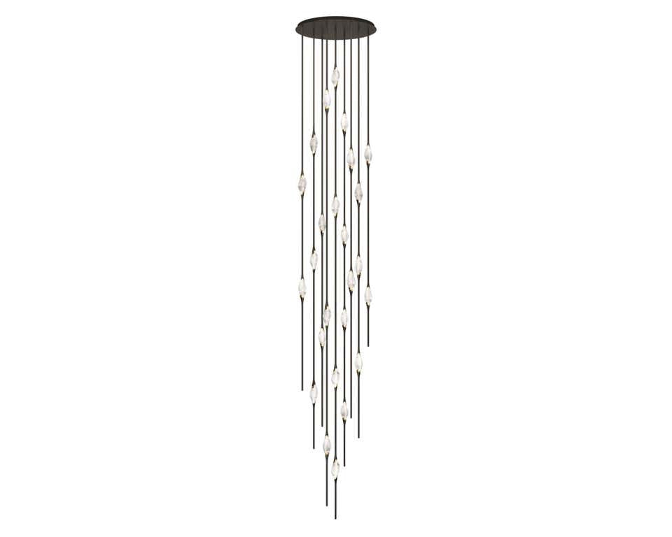 Pezz Round 12 Cluster Chandelier altezza height 700cm/275"