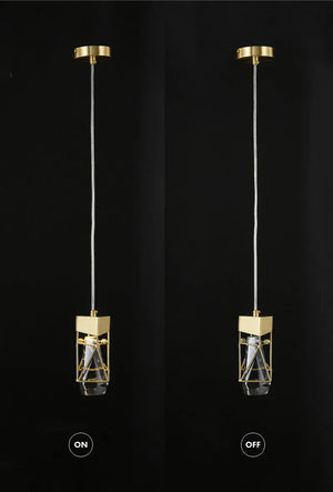 RILEY MODERN CRYSTAL PENDANT 1 LIGHTS