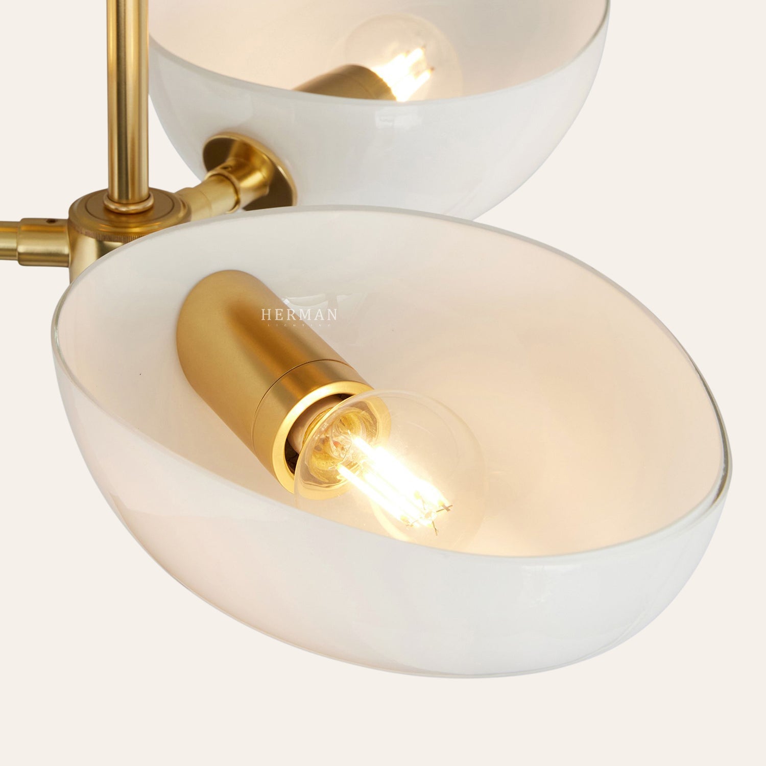 Argus Glass Semi-Flush Mount
