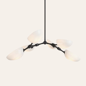 Argus Glass Chandelier 32" Width