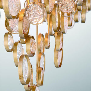 Trento Clustered Glass Linear Chandelier 40"