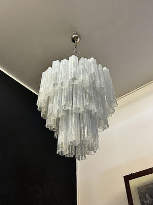 Murano Chandelier – 48 tubes – Alabaster White - Oasislives