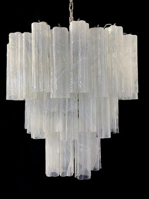 Murano Chandelier – 48 tubes – Alabaster White - Oasislives